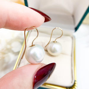 ต่างหูมุก DIY ชุบทอง 14K เทคโนโลยีนำเข้า หล่อทอง 10-13 หยวน 051 ฐานรองเปล่าสำหรับอุปกรณ์เสริม - Product Image 4