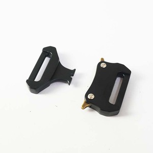 Side Release Buckle 25mm Zinc Alloy Black Durable For Bags <b>Webbing</b> Hardware Accessory - Product Image 2