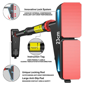 Barra <span class=keywords><strong>per</strong></span> <span class=keywords><strong>Trazioni</strong></span> da <span class=keywords><strong>Porta</strong></span> Portatile in Acciaio con Funzione di Blocco, Senza Viti, Antiscivolo, <span class=keywords><strong>per</strong></span> Uso Domestico - Product Image 3