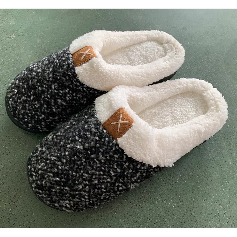 Memory Foam Men's Slippers Boots Ubuy Velcro Slipper Boots For Mens Happy Touch Men's Extra Wide 80-D Memory  Foam Diabetic Slippers