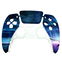 Coque de remplacement personnalisée par sublimation pour manette PS5 – Impression de motifs DIY – Boîtier avant pour console de jeu