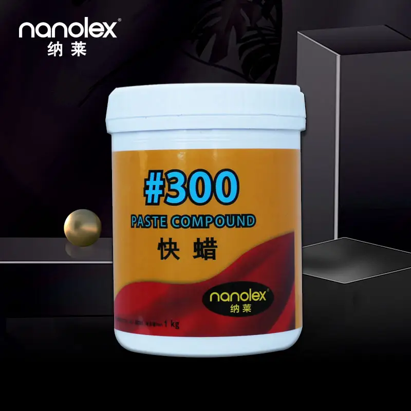 โรงงาน Nanolex 300 จัดหาสารกําจัดรอยขีดข่วนเกรดปกติแบบหนักวางครีมสารประกอบขัดเงา
