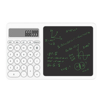 Calculatrice portable, tableau d'écriture, bloc-notes, bureau intelligent, deux-en-un, multifonctionnel, matériau ABS, batterie incluse, entreprise