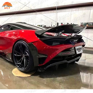 Piezas de Fibra de Carbono Seca para Automóviles 720S, Difusor de Parachoques Delantero y Trasero, Alerón, Faldones Laterales para <span class=keywords><strong>McLaren</strong></span> 720S, Kit de Carrocería con Guardabarros Delanteros - Product Image 5