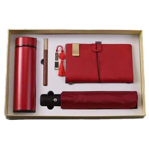 Ensemble cadeau en promotion <span class=keywords><strong>2022</strong></span>, promotion, avec stylo, parapluie, bouteille Thermos avec Logo personnalisé - Product Image 1