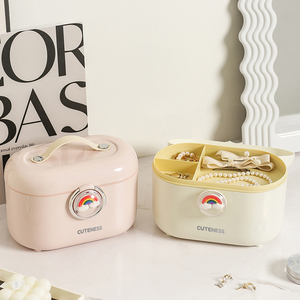 Sesame hộp lưu trữ di động cho các mặt hàng nhỏ đồ trang sức phụ kiện Son môi mỹ phẩm nhựa tổ chức riêng biệt lớp lưu trữ bin - Product Image 5