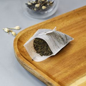 Sachets de thé jetables écologiques en non-tissé, sachets de thé personnalisés pour thé en vrac, cafés, restaurants et vente au détail - Product Image 1