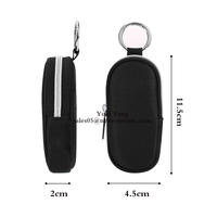 Mini pochette design personnalisée pour porte-baume à lèvres Manchon de rouge à lèvres en néoprène avec fermeture à glissière