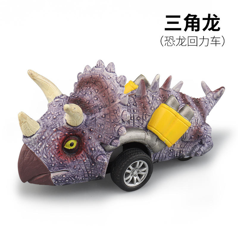 Il triceratopo torna a forzare l'auto sportiva