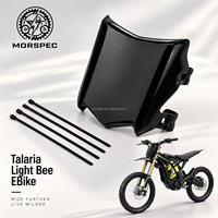 Plaque d'immatriculation MORSPEC RACING en plastique PP brillant, style Light Bee X Talaria Moto Cutz, pour accessoires de moto électrique Surron E Ride