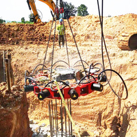 Nouvelle machine de découpe de pieux en béton hydraulique FAPB-380 pour acier de calibre 45, pour excavatrices de 12-26 tonnes, garantie 1 an