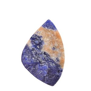 Yashee Sodalite Druzy <b>Raw</b> <b>Crystal</b> 34X22X6 Mm Blue Irregular Shape For Jewelry Making - Product Image 1