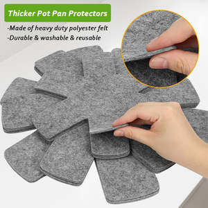 <span class=keywords><strong>Protector</strong></span> de Sartenes para Apilar, de Hierro Fundido, Tela No Tejida, Anti-Calor, <span class=keywords><strong>Aislamiento</strong></span> Térmico - Product Image 3