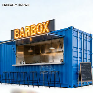 Café personnalisable entièrement équipé avec stores automatiques, bar de conteneur de luxe avec cuisine - Product Image 1