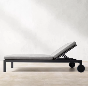 Lit <span class=keywords><strong>double</strong></span> en aluminium imperméable pour villa et piscine, idéal pour bronzer et se détendre – Vente directe usine - Product Image 5