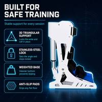 Appareil d'exercice électrique pour la cheville avec télécommande, réglable pour la dorsiflexion et la plantarflexion 0-45° °   pour la rééducation à domicile