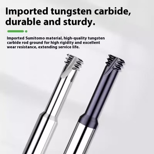 Nhiều loại dao phay cacbua vonfram M1/M1.6/M2/2.5/3/4/5/6/M8/M12/M16/M18/M20/M24 dụng cụ tiện sản phẩm - Product Image 2