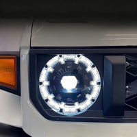 Pour Toyota Land Cruiser LC76, ensemble de phares LED 2024, DRL à effet fleur de prunier modifiés, projecteur BiLED, phare avant, Plug & Play