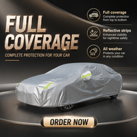 Housse de voiture imperméable toutes saisons, couvrante, en tissu Oxford 150D