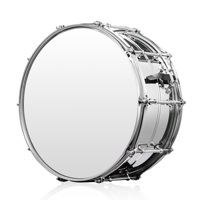 PD 14 Inch Steel Shell Snare Drum Professional Metal Percussion Instrument Factory Wholesale Price for Band and Students