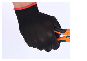 USA Direct Antistatique Noir Nylon PU Topcoat Gants Durable Respirant Construction Travail Gants De Sécurité Produit De Vente Chaude - Product Image 5