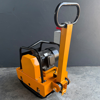 Compacteur à plaque vibrante électrique 4KW pour la compactation des sols et des asphalts en intérieur