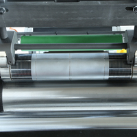 Machine rotative automatique de découpe et de refendage pour étiquettes à code-barres et découpe de papier avec tourelle et guide Web
