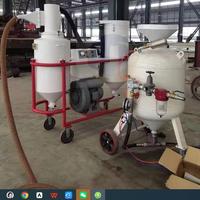 Système de sablage à sec sans poussière certifié CE Jichuan avec récupération automatique des abrasifs, garantie 1 an, nettoyage PLC