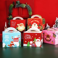 Mini boîte à cupcake de noël boîtes à bonbons de noël boîte à cupcake et emballage de noël