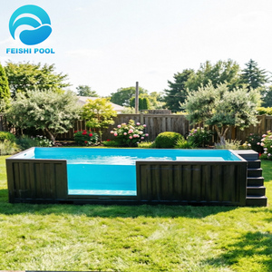 <span class=keywords><strong>Piscine</strong></span> de Luxe pour Jardin et Maison, Grande Baignoire Spa de 40x30 pieds, <span class=keywords><strong>Piscine</strong></span> Conteneur en Fibre de Verre Préfabriquée, Fabricant de Piscines Hors Sol - Product Image 5