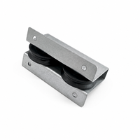 Rueda de Aleación de Zinc para Ventana, Rodillo Simple con Rueda de Nailon de Alta Resistencia para Sistemas de Puertas Correderas