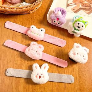 Bracelets à pression en tissu doux, légers, imperméables, à motifs d'animaux de dessin animé - Accessoires de mode DIY pour cadeaux de fête pour enfants - Product Image 2