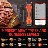 ThermoPro TemSpike TP960 Thermomètre intelligent sans fil pour viande et barbecue avec deux capteurs
