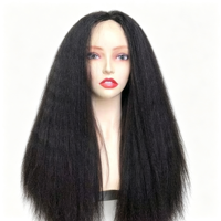Perruque naturelle en cheveux humains vierges bruts, alignés aux cuticules, avec dentelle transparente, cheveux Remy vietnamiens, ondulés soyeux, pour extension et dropshipping