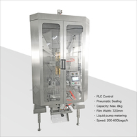 Machine d'emballage de nourriture eau boissons en sac électrique de 5kg emballage automatique de jus de fruit liquide emballage de pochette en film plastique scellant PLC