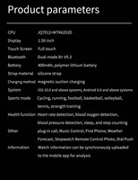 Nuevo Reloj Inteligente Circular BW16 2026, Conexión Inalámbrica, Cámara Móvil, Batería de 400 mAh, Llamadas por SIM y Bluetooth, Funciona como Reloj Teléfono