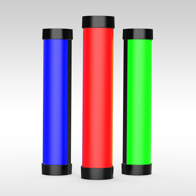 For 2025 RGB Tube Light TikTok Multicolor LED Photography Handheld Video Stick Light 1/4 Screw 2000mAh Battery Powered CRI>95