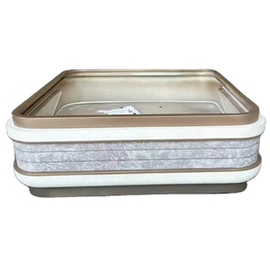 Modern Design <strong>Large</strong> Steel Golden Edge <strong>Marble</strong> Sheet Flower <strong>Planter</strong> Box Outdoor Metal Flower Pots <strong>Planters</strong> for Decoration - Product Image 4