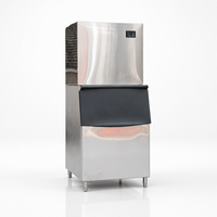 Machine à glace en forme de croissant, production quotidienne de 80 kg, 100 kg, 136 kg, 150 kg, 200 kg, 258 kg, adaptée aux industries médicale et agroalimentaire