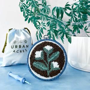 Fraise tulipe bricolage tenture <span class=keywords><strong>murale</strong></span> décor Art piquer amusant broderie poinçon aiguille Kits peintures décoratives pour la maison - Product Image 5