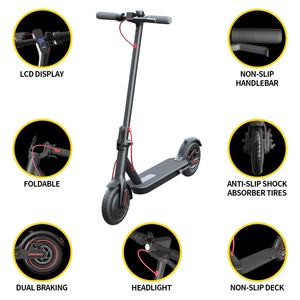 Patinete Eléctrico para Adultos de 36 V desde Almacén en EE. UU., E-<span class=keywords><strong>Scooter</strong></span> Plegable con Neumáticos de 8.5 Pulgadas, <span class=keywords><strong>Scooter</strong></span> Eléctrico Rápido con <span class=keywords><strong>Llantas</strong></span> de 8.5 Pulgadas, Carga Máxima 150 kg - Product Image 4