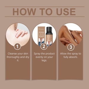 Crema Correttore per <span class=keywords><strong>Gambe</strong></span> OEM Impermeabile Uniformante del Tono della Pelle Crema <span class=keywords><strong>Abbronzante</strong></span> per Calze Cura delle <span class=keywords><strong>Gambe</strong></span> Lozione di Bellezza - Product Image 6