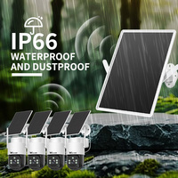 Routeur solaire 4G Wistino, détection de mouvement en temps réel, IP66, résistant aux intempéries, vision nocturne, caméra CCTV solaire 4G pour extérieur