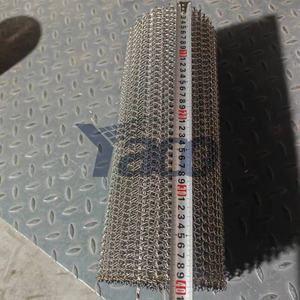 Üretim hattı için zincir ile gıda sınıfı Spiral tel örgü kemer denge örgü taşıyıcı bantlar - Product Image 3