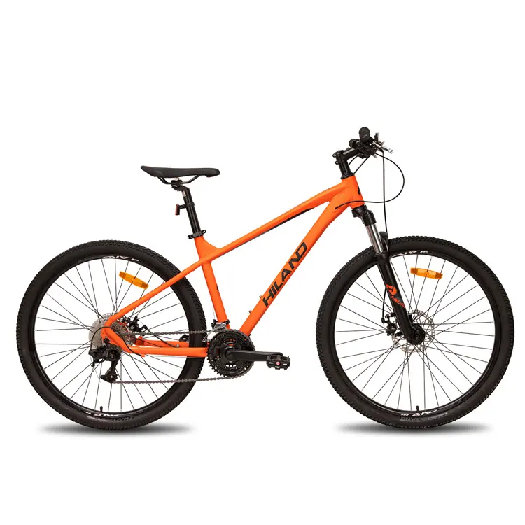 JOYKIE จักรยานเสือภูเขาอัลลอย,สีดำส้ม Mtb 27.5นิ้ว