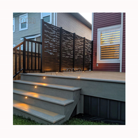 Clôture en métal perforé découpée au laser personnalisée, clôture de jardin, treillis en aluminium, portails, clôtures