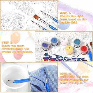 Kit de Pintura por Números con Foto Personalizada y Marco - <span class=keywords><strong>Set</strong></span> de Pintura por Números para Decoración de Paredes Personalizada - Product Image 5