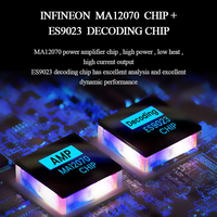 Icebrzhifi — amplificateur de puissance numérique, nouveauté C50 BT5.0, Infineon MA12070 ES9023, carte sonore stéréo, 80W x 2 U, carte sd, USB/TF