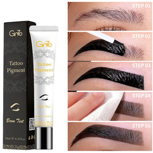 <span class=keywords><strong>Tinte</strong></span> de Cejas en Gel Impermeable y Desprendible, Tinta de Tatuaje Natural de Larga Duración de 3 Días - Product Image 1