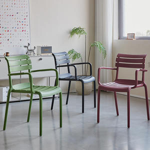<strong>Garden</strong> Cafe bar PP Stripe Back Modern Design <strong>Stackable</strong> Plastic <strong>Garden</strong> <strong>Chairs</strong> Outdoor - Product Image 1
